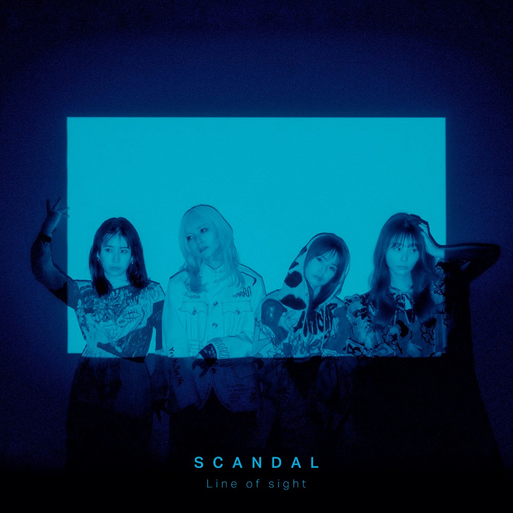 SCANDAL「Line of sight」初回DVD / Blu-ray盤ジャケット