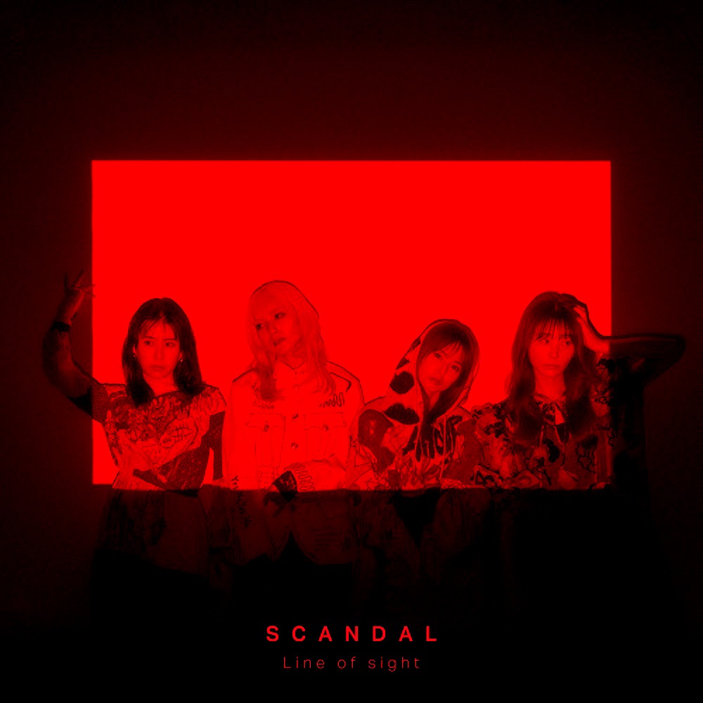 SCANDAL「Line of sight」通常盤ジャケット