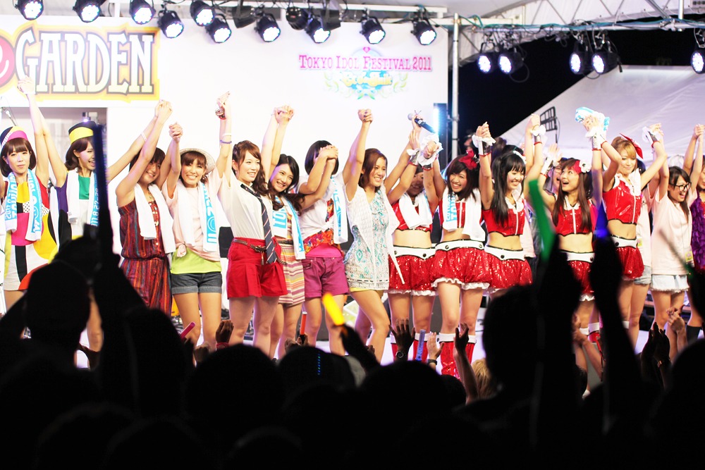 「TOKYO IDOL FESTIVAL 2011」の様子。