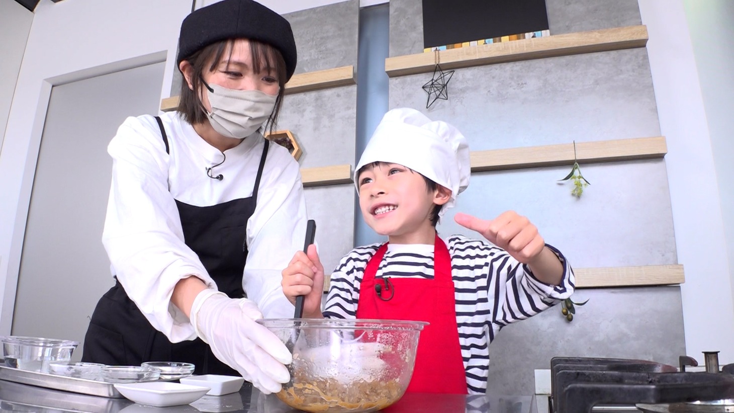 番組内コーナー「こどもシェフ」より。 (c)ytv