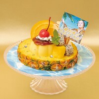 「ビバ～マツケンサンバIIワールドカフェ～オレ！」オリジナルメニューの「南のカルナバルプリン」。