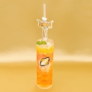 「ビバ~マツケンサンバIIワールドカフェ~オレ!」オリジナルメニューの「マツケンサンバIIドリンク~踊りあかそう~」。