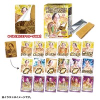 「ビバ～マツケンサンバIIワールドカフェ～オレ！」オリジナルグッズの「ビバ～マツケンサンバIIワールドカフェ～オレ! ウエハースコレクションステッカー」（全18種）。