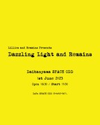 「Lillies and Remains Presents "Dazzling Light and Remains"」告知ビジュアル