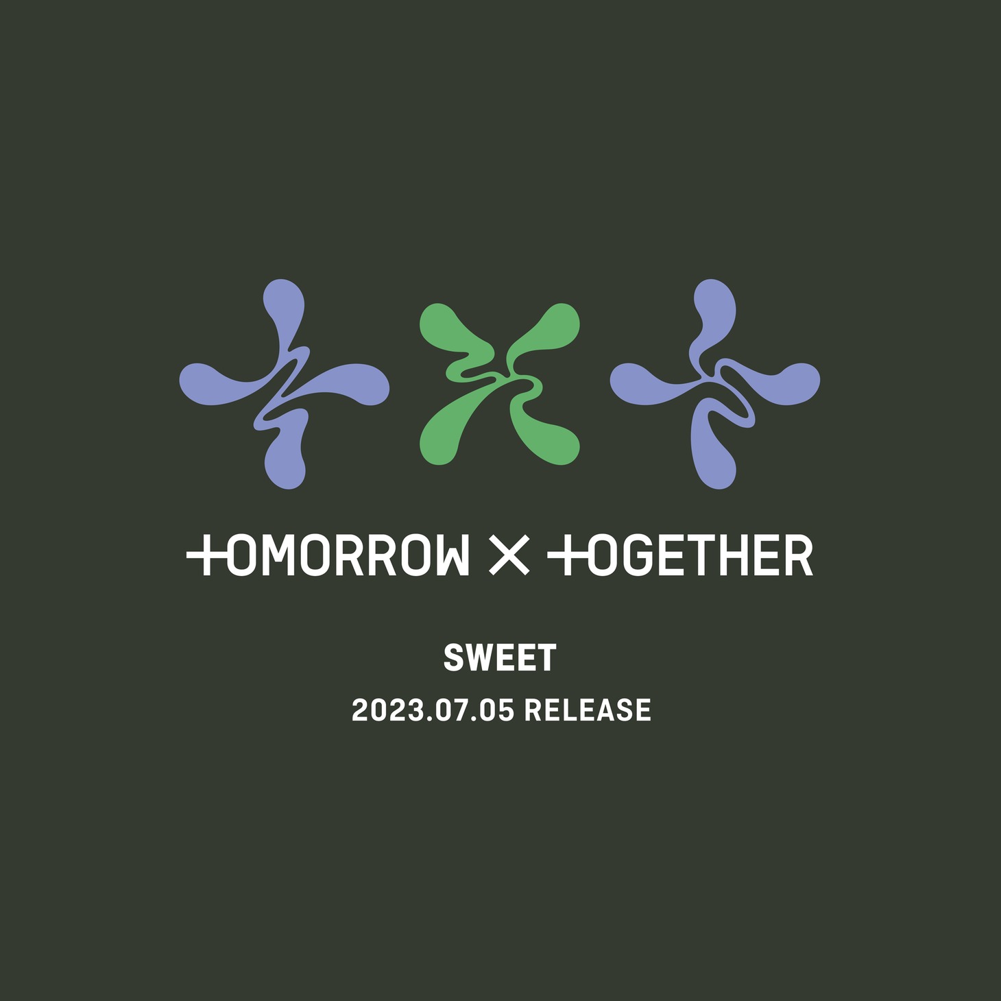 TOMORROW X TOGETHER「SWEET」告知ビジュアル
