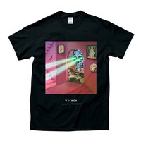 WRENCH「Breaking Man / MOONSHOT」限定盤付属Tシャツ（黒）のデザイン。