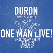 DURDN「ONE MAN LIVE!」告知画像