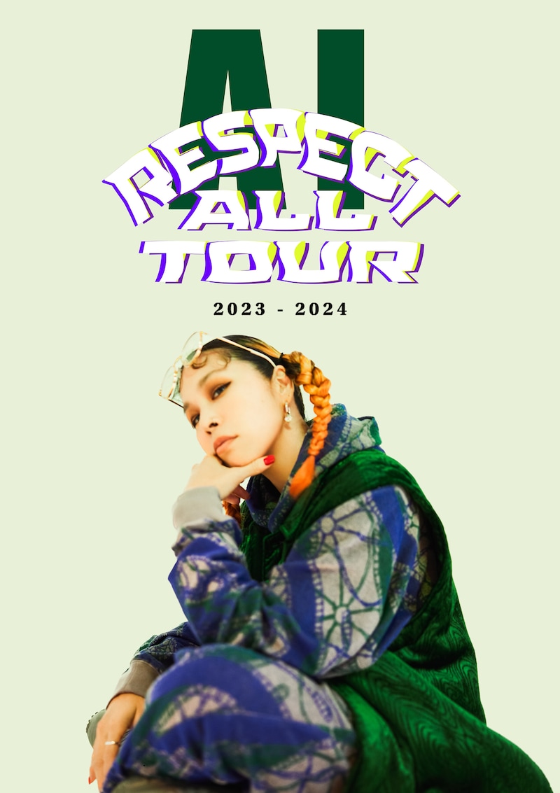 「AI『RESPECT ALL』TOUR」告知画像