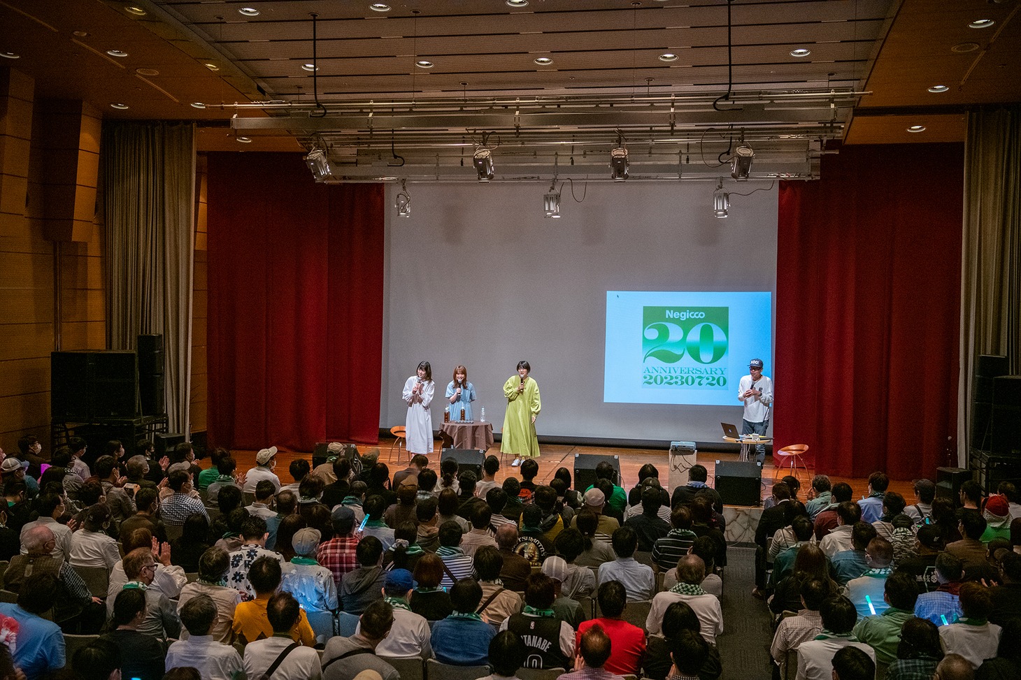 Negicco「ゴールデンウィークの八木橋百貨店で感謝祭 2023（祝！20周年）」の様子。
