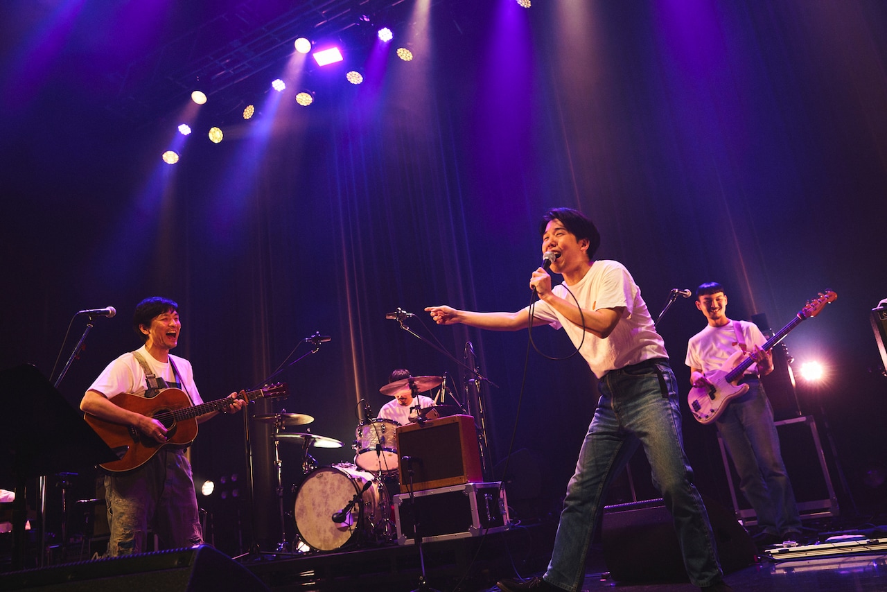 ネバヤン、ツーマンツアー東京公演で敬愛する森山直太朗とセッション