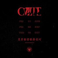 CVLTE 新宿歌舞伎町ライブの告知ビジュアル。