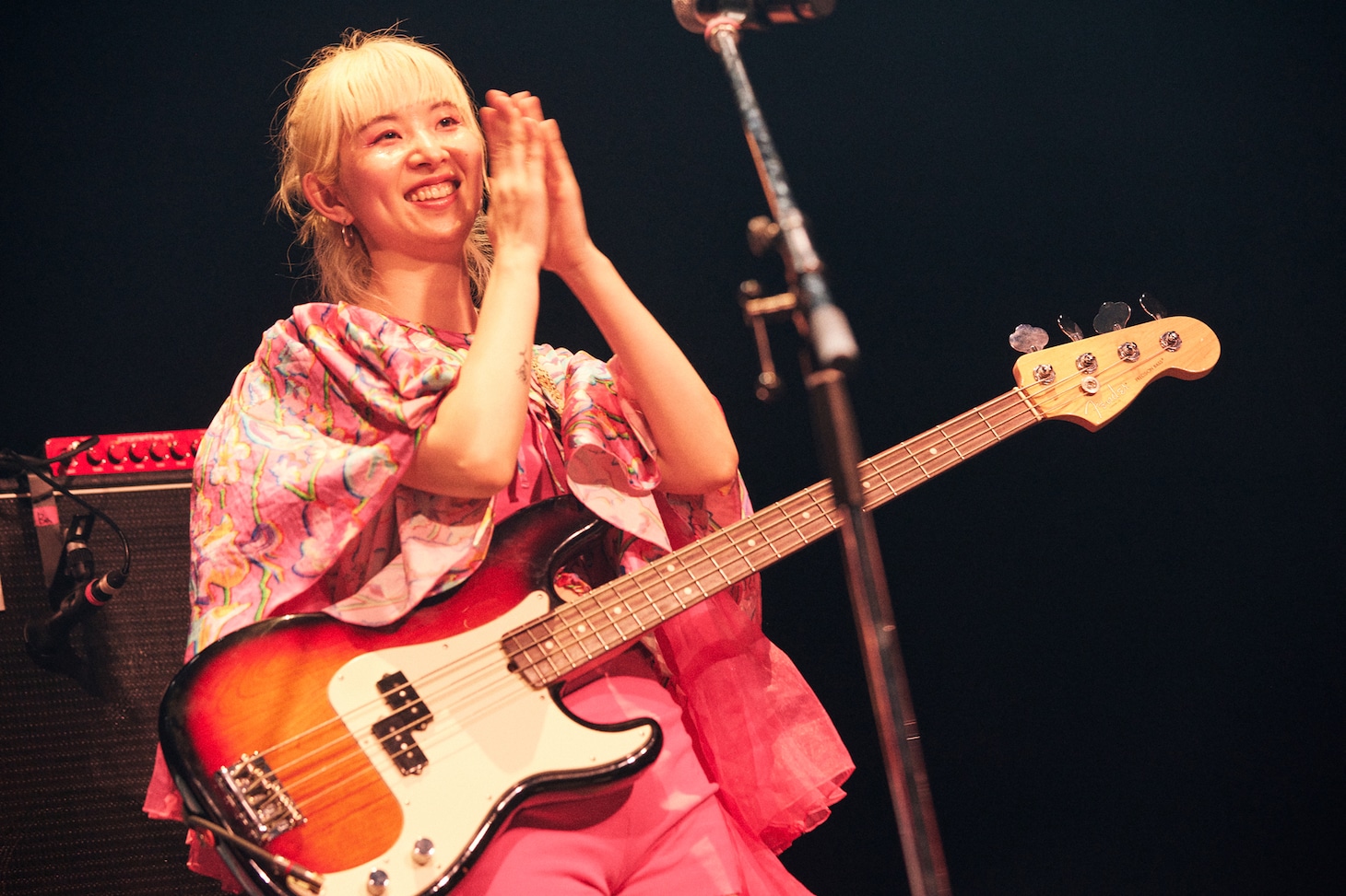 ユウキ（B, Cho / CHAI）（Photo by Yoshio Nakaiso）