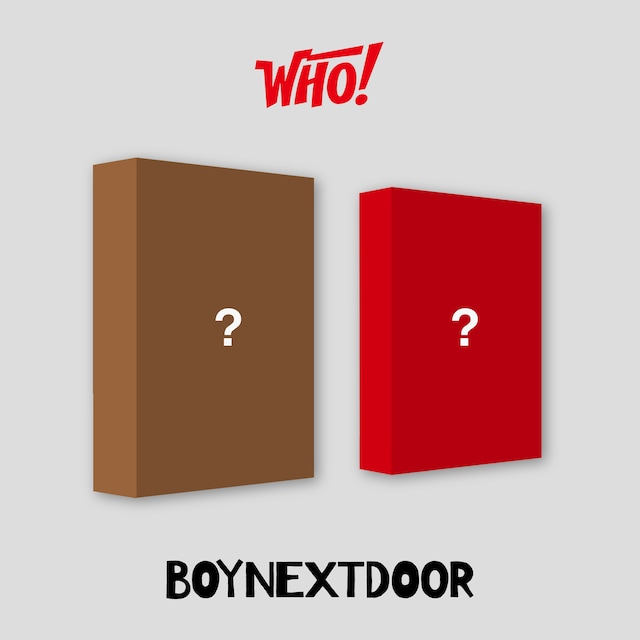 BOYNEXTDOOR「WHO!」パッケージの参考画像。
