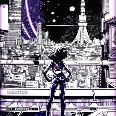 アップアップガールズ（仮）「HERETIC」ジャケット