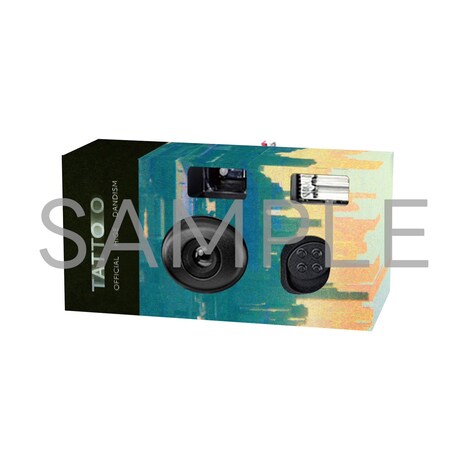 Official髭男dismオリジナルインスタントカメラのデザイン。