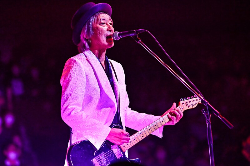 人気画像1位は「The Street Slidersが22年ぶりに再集結、日本武道館で見せた夢の続き」より、村越“HARRY”弘明（Vo, G）。（撮影：土居政則）