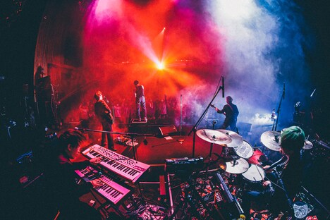 go!go!vanillas「『FLOWERS』TOUR 2023」鹿角市文化の杜交流館コモッセ 文化ホール公演の様子。(撮影:西槙太一)