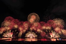 「SUGOI花火『B'z ULTRA FIREWORKS 2022-2023』」千葉公演の写真。（Photo by コザイリサ）
