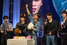 JO1「7thシングル『TROPICAL NIGHT』発売記念ショーケースイベント」の様子。(c)LAPONE Entertainment