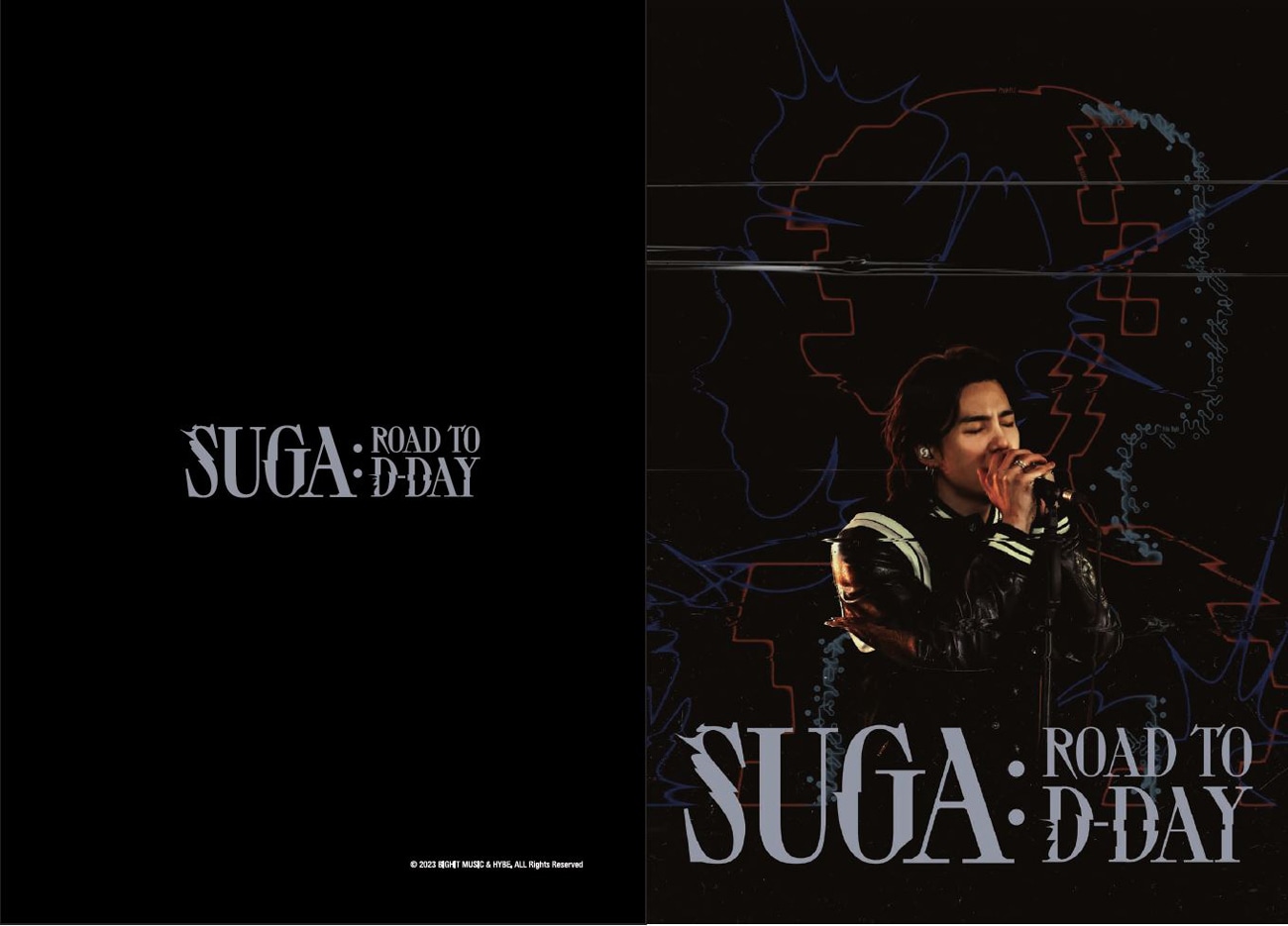 「SUGA: Road to D-DAY」オリジナルミニクリアファイル (c)2023 BIGHIT MUSIC & HYBE. ALL Rights Reserved.