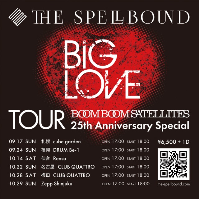 「BIG LOVE TOUR -BOOM BOOM SATELLITES 25th Anniversary Special-」ビジュアル