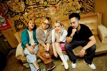 Furui Rihoとバンドメンバー。（Photo by tatsuki nakata）