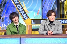 なにわ男子の大西流星と道枝駿佑。(c)日本テレビ