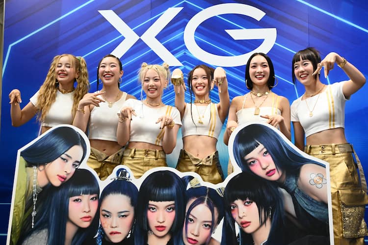 XG「KCON」ブースにゲリラ登場、ファン騒然（イベントレポート / 撮り 