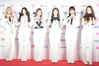 レッドカーペットに登場したPURPLE KISS。