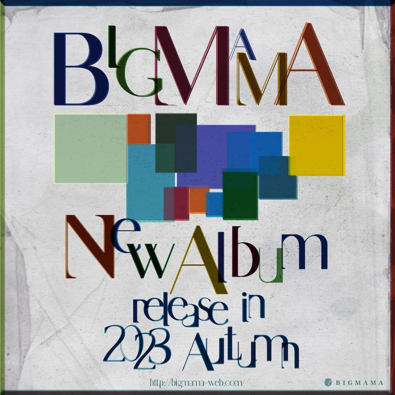 BIGMAMAニューアルバム告知ビジュアル