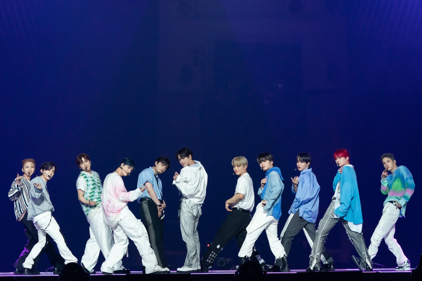 BTSの「Boy With Luv」をカバーしたJO1。  (c)CJ ENM Co., Ltd, All Rights Reserved
