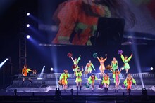 「BEYOOOOONDS CONCERT TOUR『NEO BEYO at BUDOOOOOKAN!!!!!!!!!!!!』」の様子。