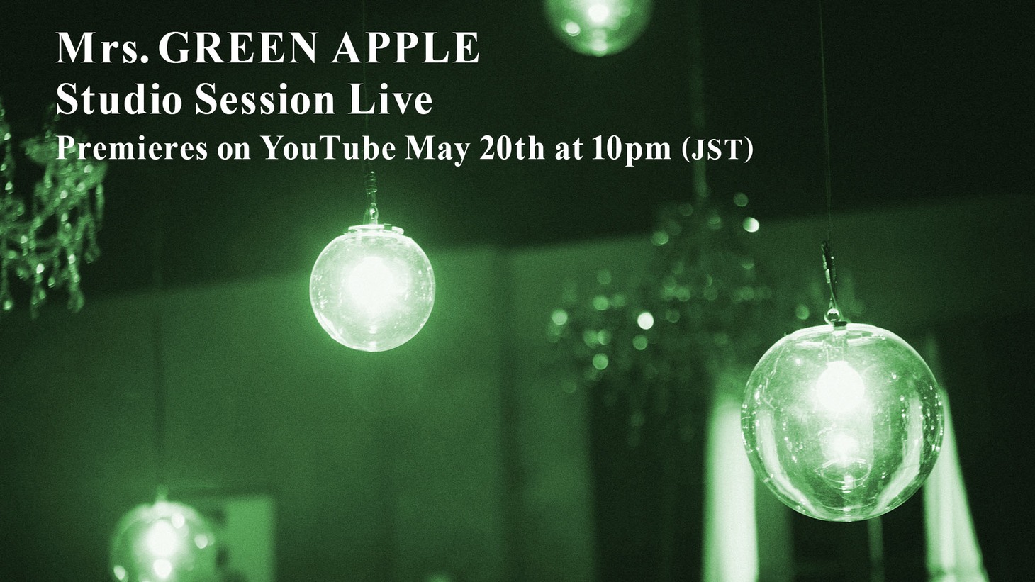 Mrs. GREEN APPLE「Studio Session Live」告知ビジュアル