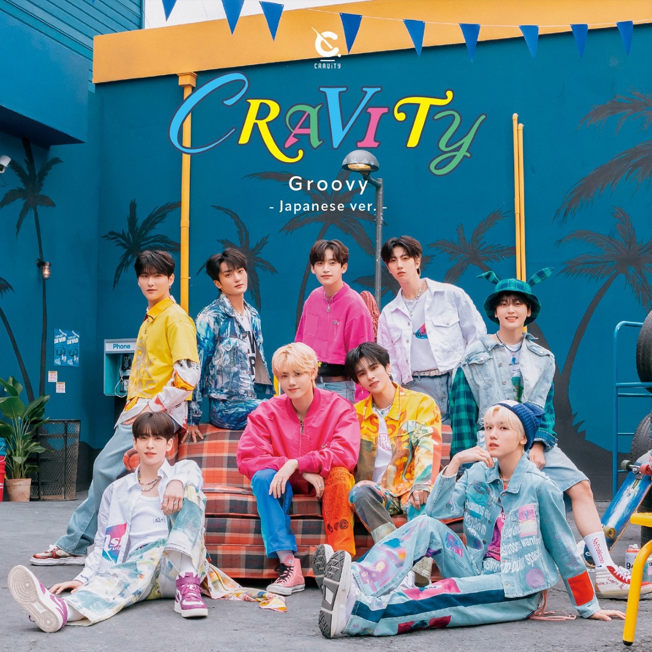 CRAVITY「Groovy -Japanese ver.-」通常盤ジャケット