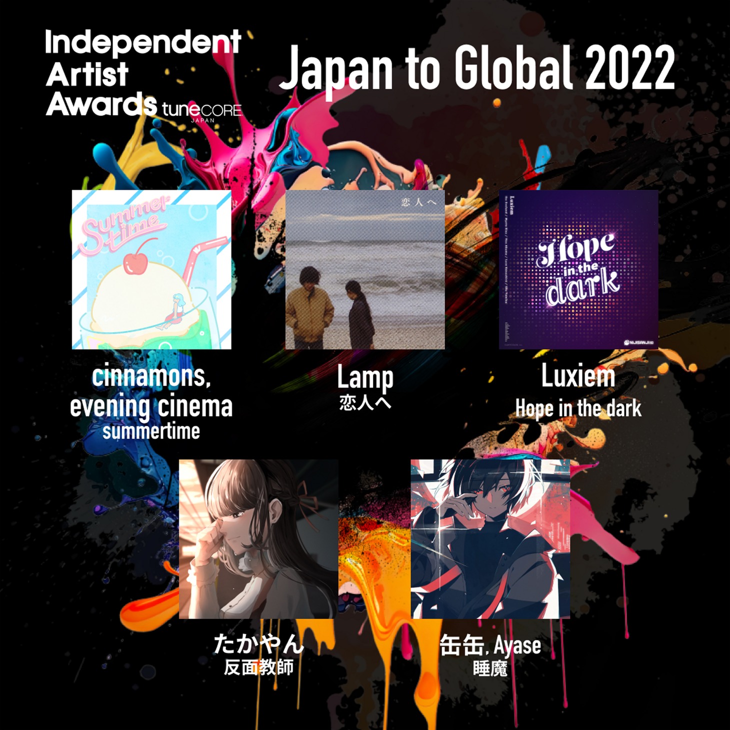 「Japan to Global（2022）」ノミネート楽曲