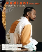 「Daichi Yamamoto Radiant Tour 2023」ツアービジュアル