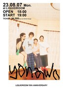 yonawo、LIQUIDROOM19周年記念ワンマン開催
