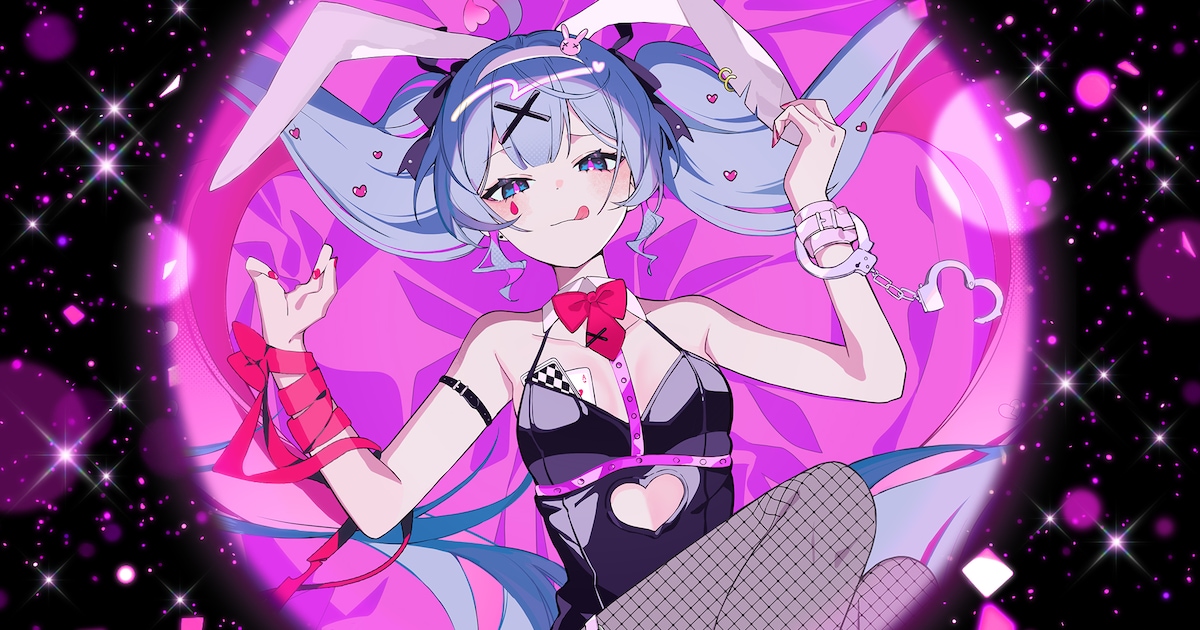 DECO*27、新曲「ラビットホール」で本能に従順な女の子をポップに描く 