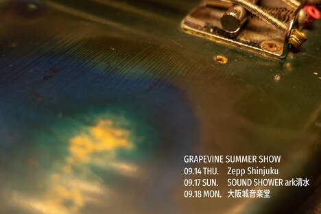 「GRAPEVINE SUMMER SHOW」告知ビジュアル