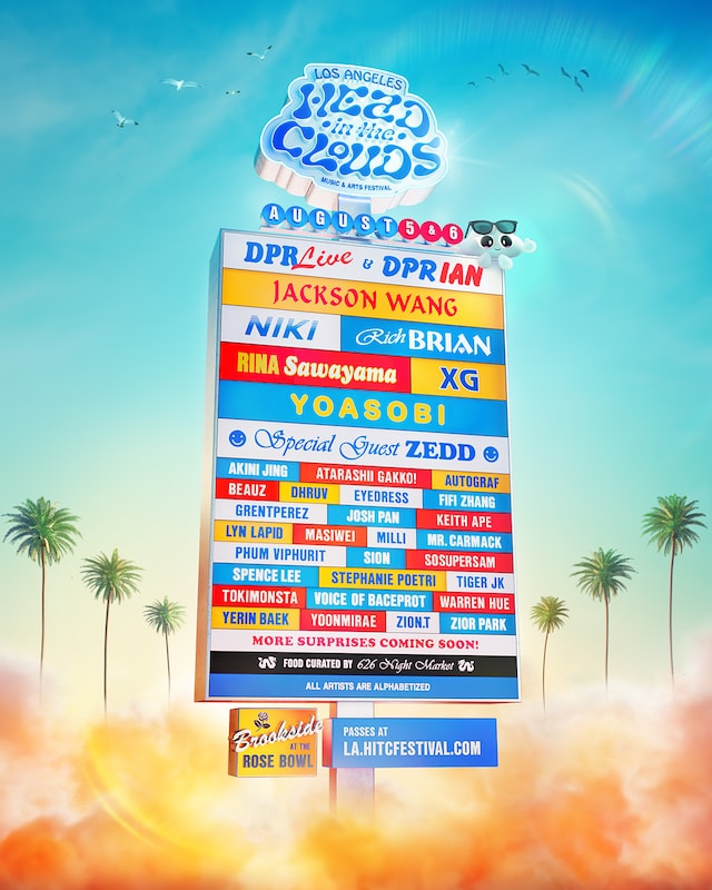 「Head In The Clouds Los Angeles」ビジュアル