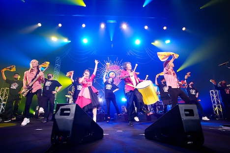 「angela 20th Anniversary☆岡山凱旋 Day1『全部が主題歌ライヴ!!!』in 岡山市民会館」の様子。