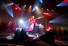 「angela 20th Anniversary☆岡山凱旋 Day1『全部が主題歌ライヴ!!!』in 岡山市民会館」の様子。