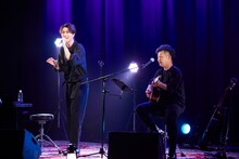 松尾太陽のパフォーマンスの様子。（撮影：武石早代）