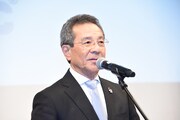 JASRACの弦哲也会長。