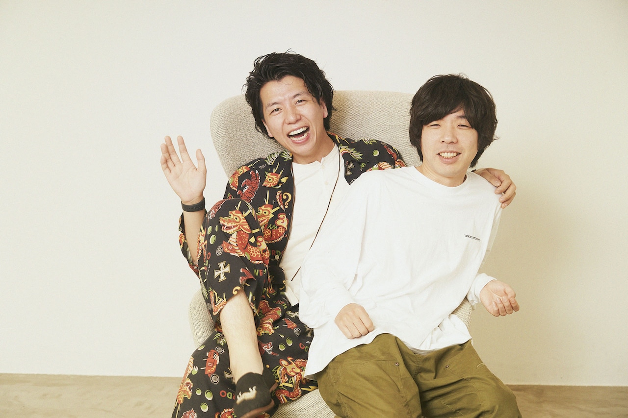 左から辻(ニッポンの社長)、吉田靖直(トリプルファイヤー)。