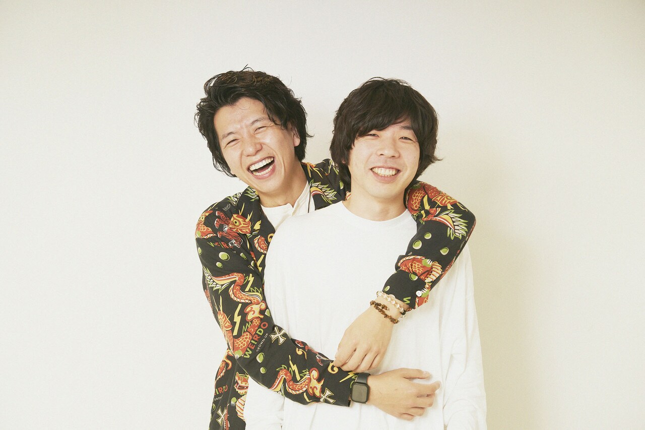 左から辻(ニッポンの社長)、吉田靖直(トリプルファイヤー)。