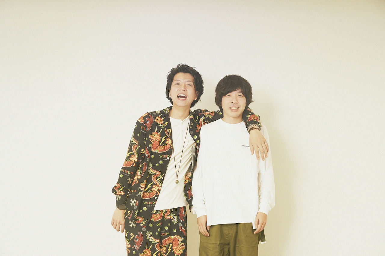 左から辻(ニッポンの社長)、吉田靖直(トリプルファイヤー)。