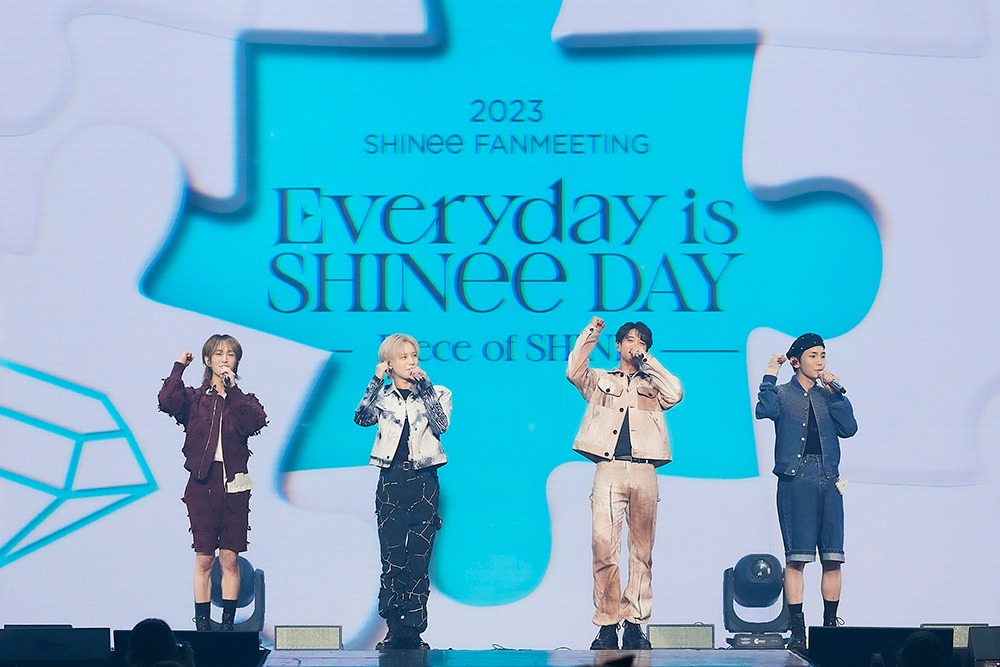 「2023 SHINee FANMEETING ‘Everyday is SHINee DAY’ : [Piece of SHINE]」の様子。