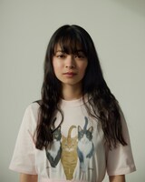 トリプルキャットイラストTシャツ