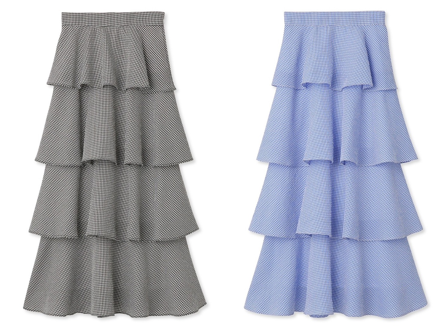 ギンガムティアードスカート（19800円）